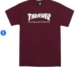 Thrasher Men's Burgundy Skate Tee